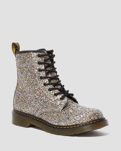 1460 Kids Glitter Lace Up Boot