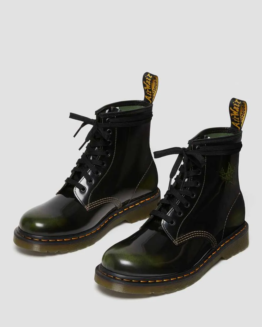 1460 THE CLASH GREEN BOOTS