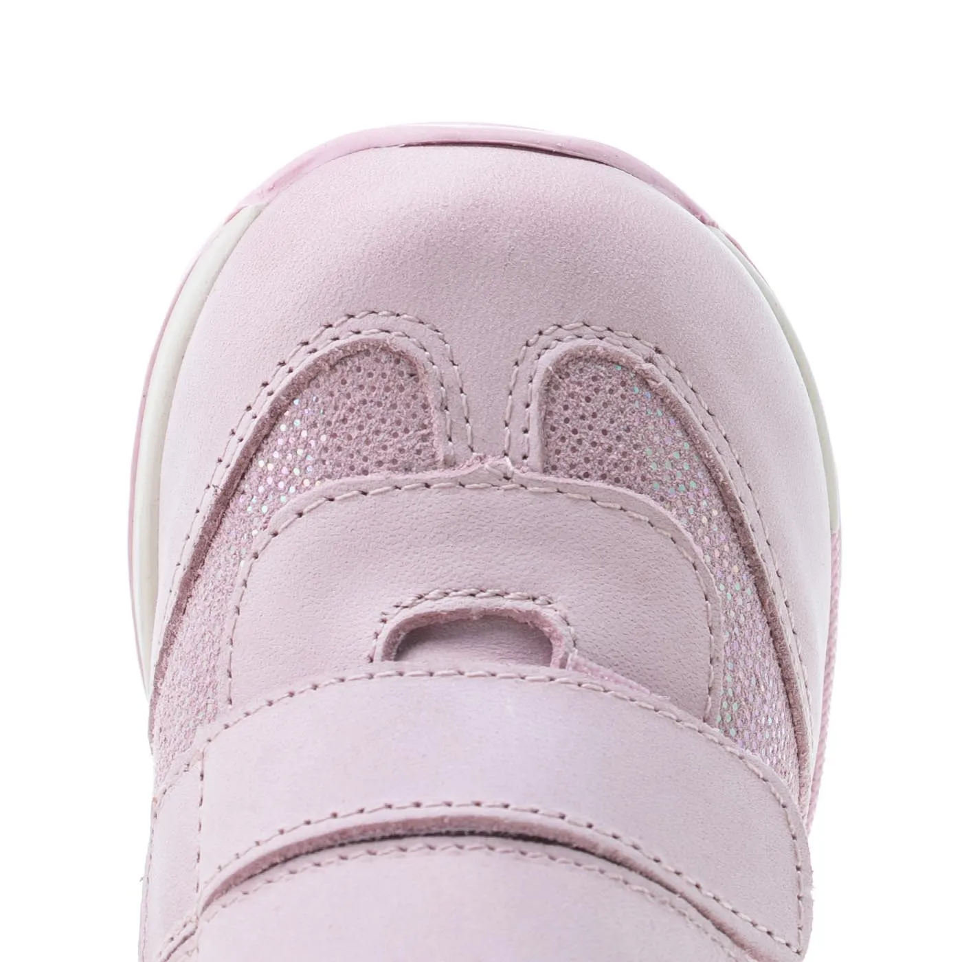 (2333-19) Emel light pink Velcro Trainers