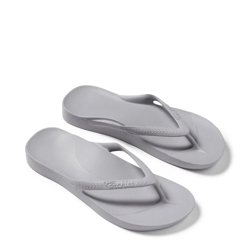 ARCH SUPPORT THONGS - GREY