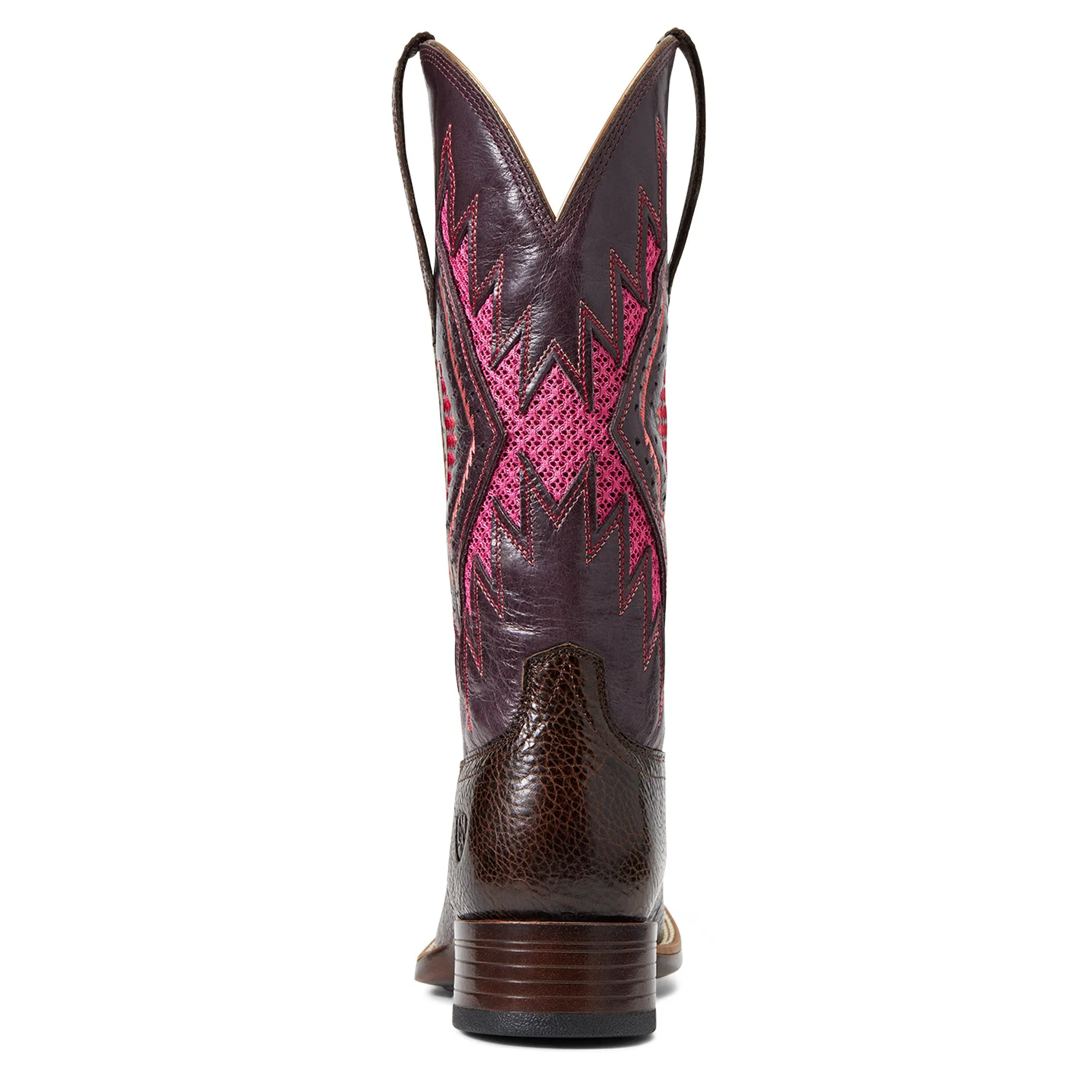 Ariat Womens Sienna VENTTEK 360 Western Boot Chocolate Chip/Wine