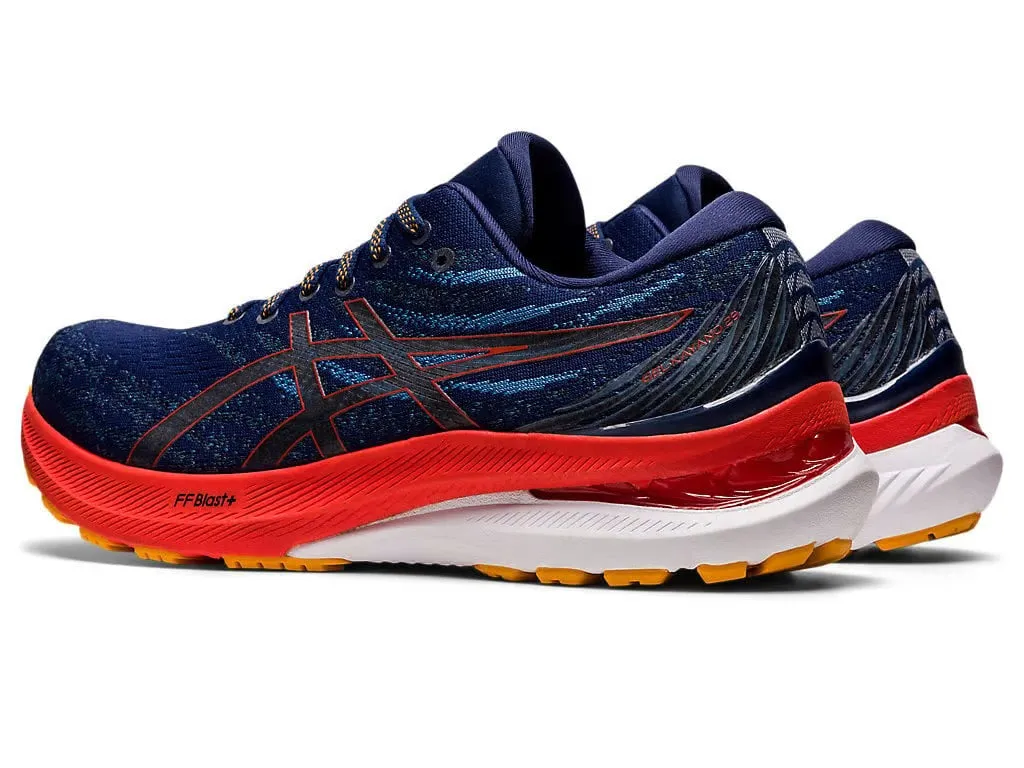 Asics Gel-Kayano 29 Men's Running Shoes - Deep Ocean/Cherry Tomato