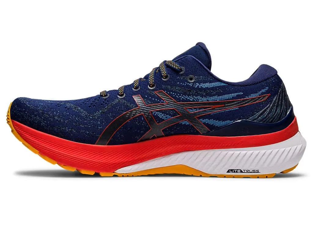 Asics Gel-Kayano 29 Men's Running Shoes - Deep Ocean/Cherry Tomato