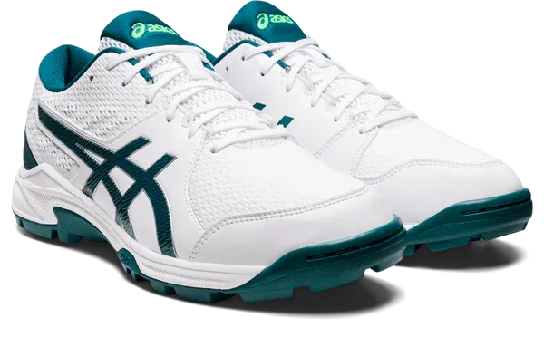 Asics Gel Peake 2 Men's Cricket Shoes - White/Velvet Pine