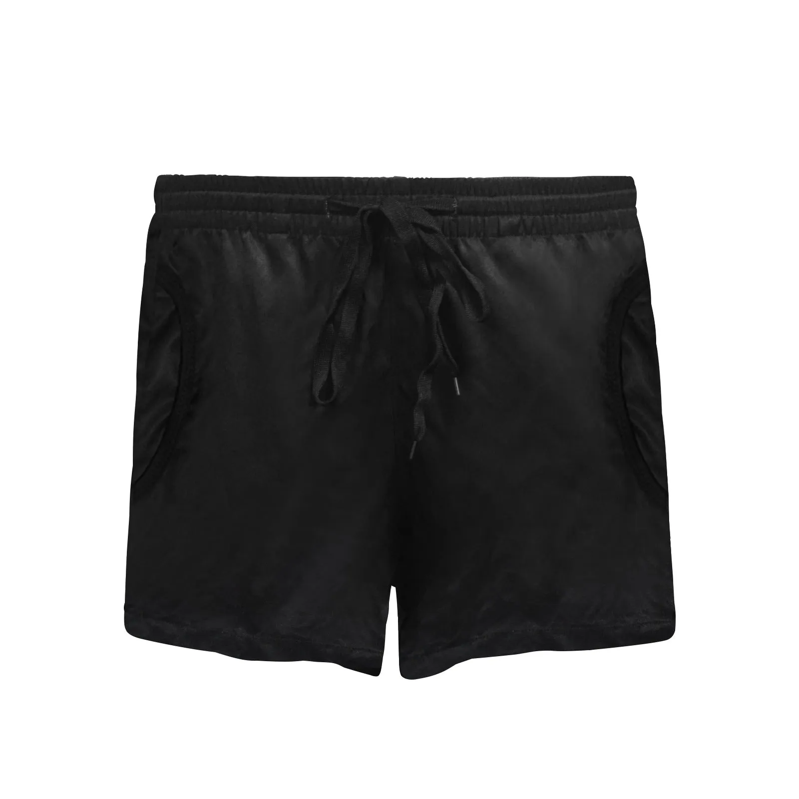 black 2 9k Women's Mid-Length Board Shorts (Model L55)