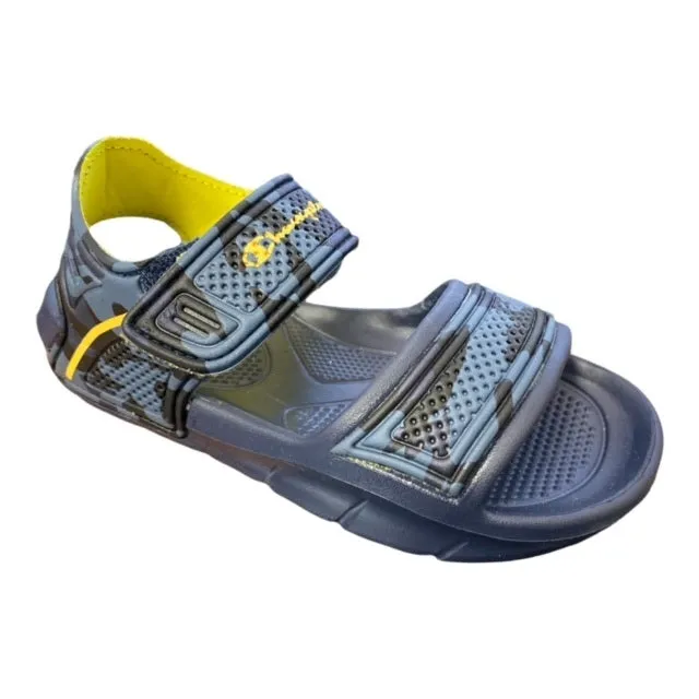 Champion children's sandal Squirt B PS S31243 BS035 DRB blue camouflage-yellow