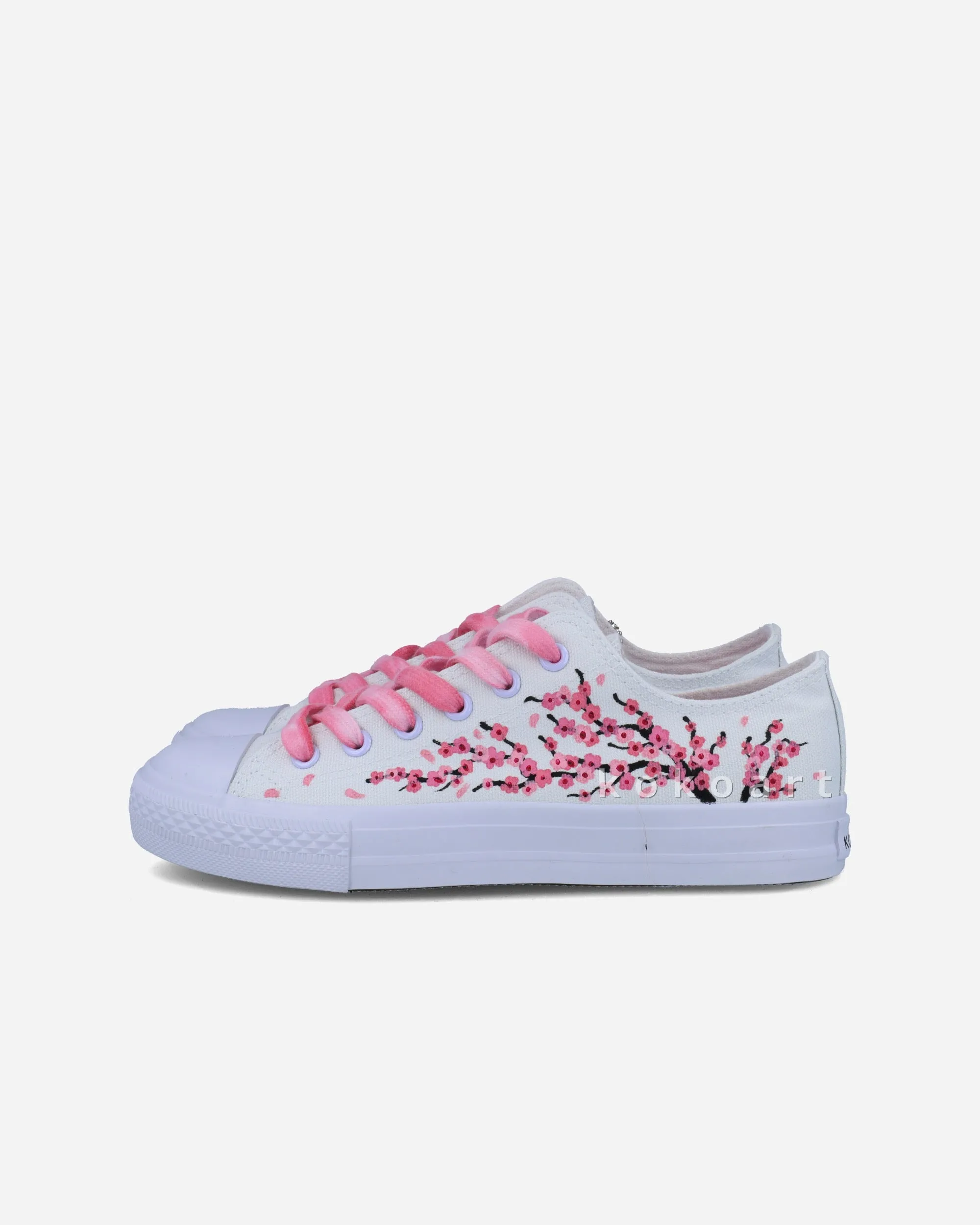 Cherry Blossom Hand Painted Shoes