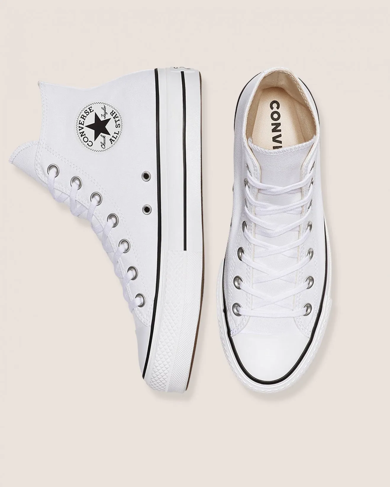 Converse Womens Chuck Taylor All Star Lift High Top White