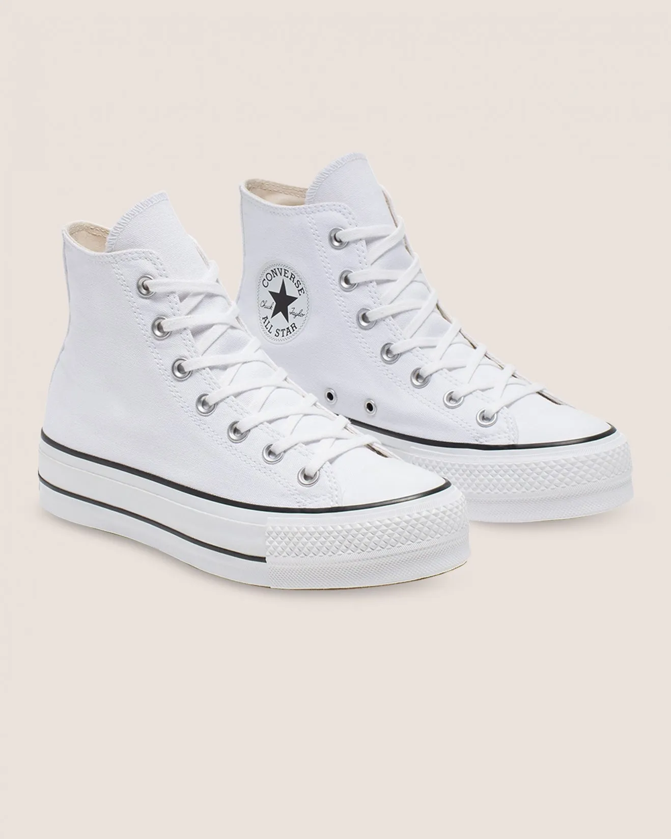 Converse Womens Chuck Taylor All Star Lift High Top White