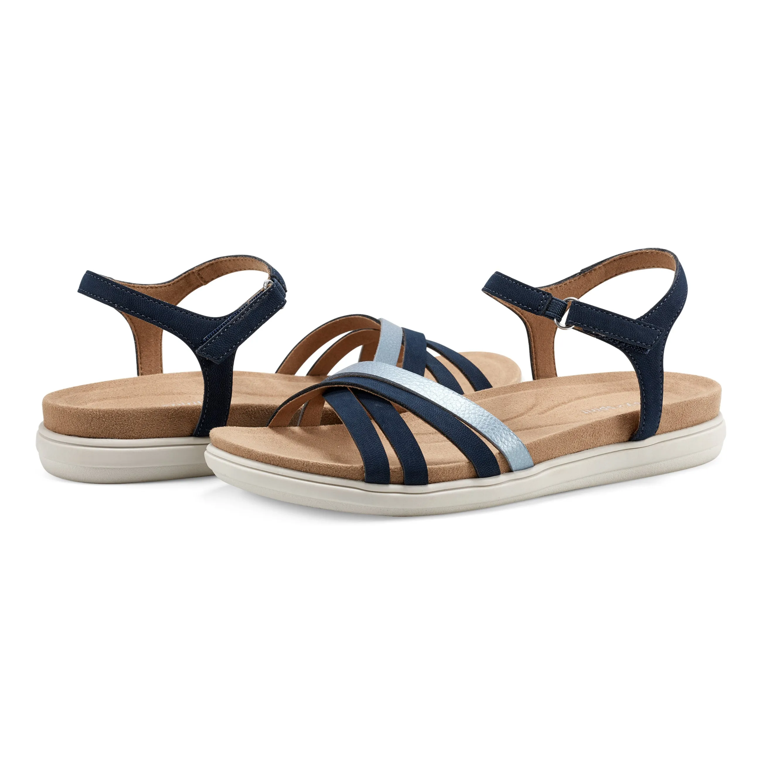 Dottle Flat Ankle Strap Sandals