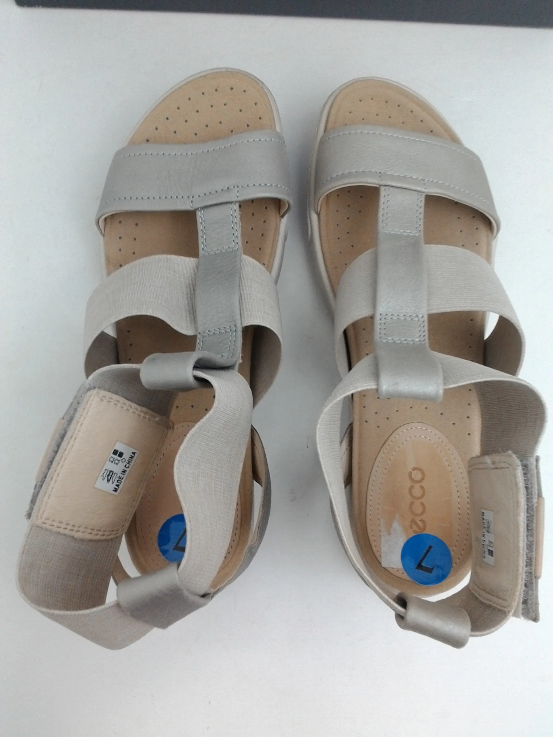 Ecco Women's Gravel Powder Sandals Size 38