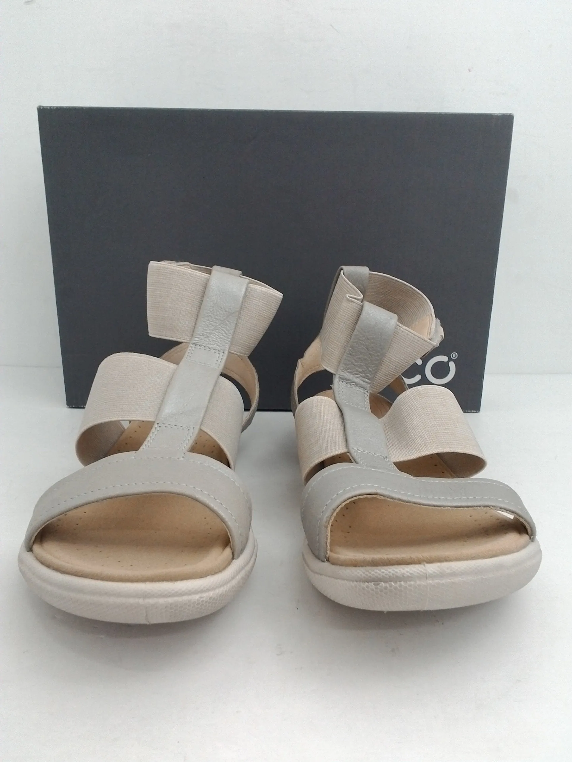 Ecco Women's Gravel Powder Sandals Size 38