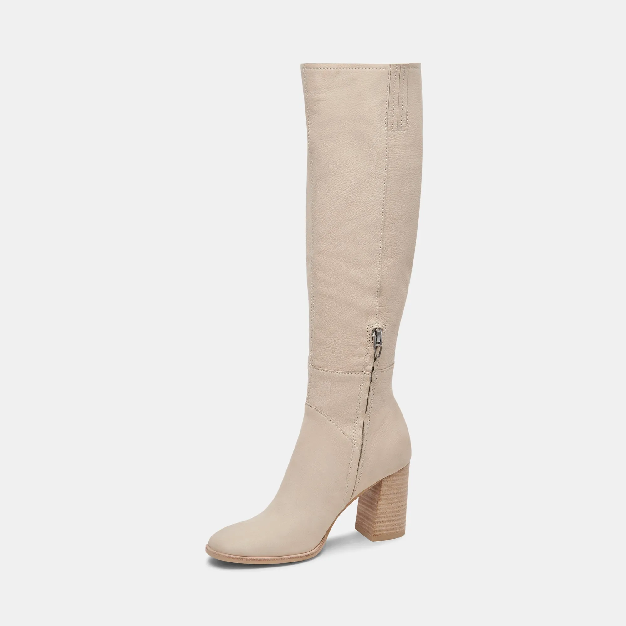 FYNN WIDE CALF BOOTS SAND NUBUCK