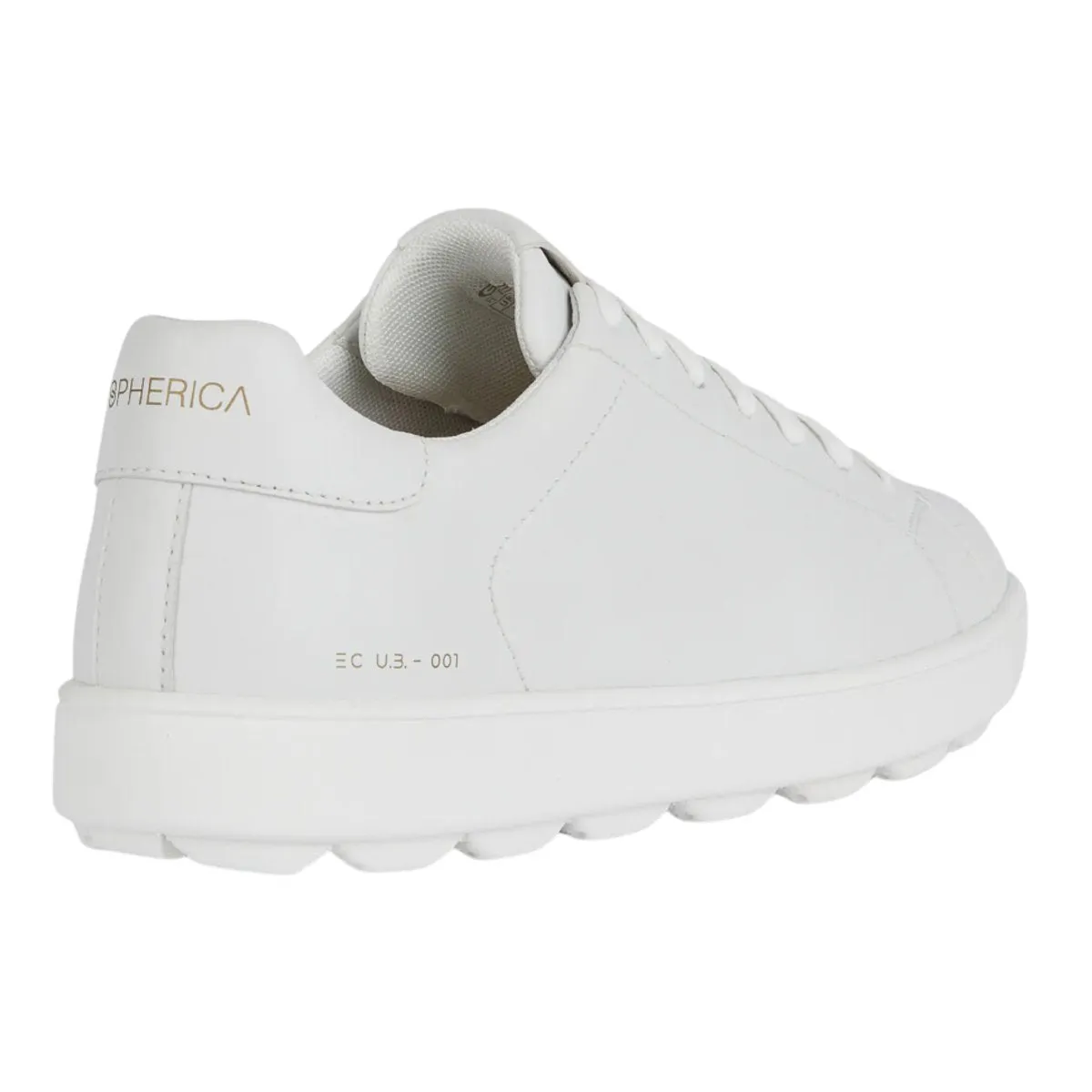 Geox Men's Spherica Ecub-1 White Leather