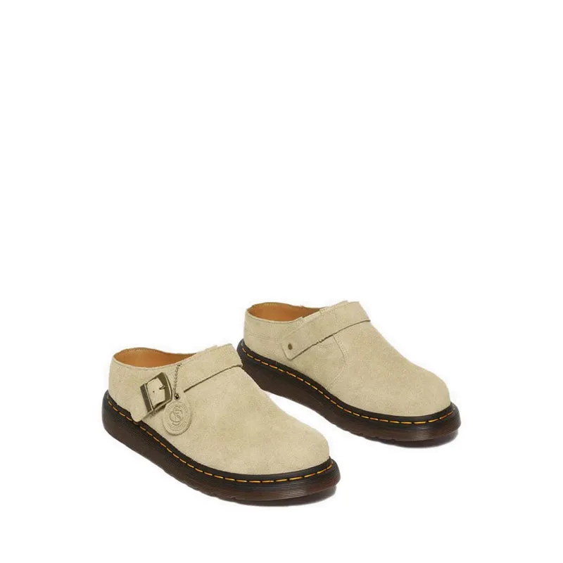 Isham Desert Oasis Suede Mules - Beige