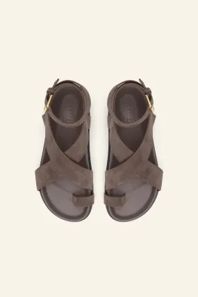 JALEN SANDAL-SLATE SUEDE