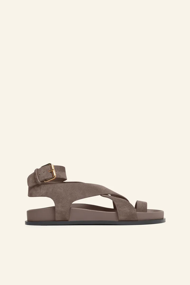 JALEN SANDAL-SLATE SUEDE