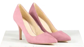 Kurt Geiger Nine West Pink Suede Mid Heel Court Shoes BNIB UK 6.5 👠