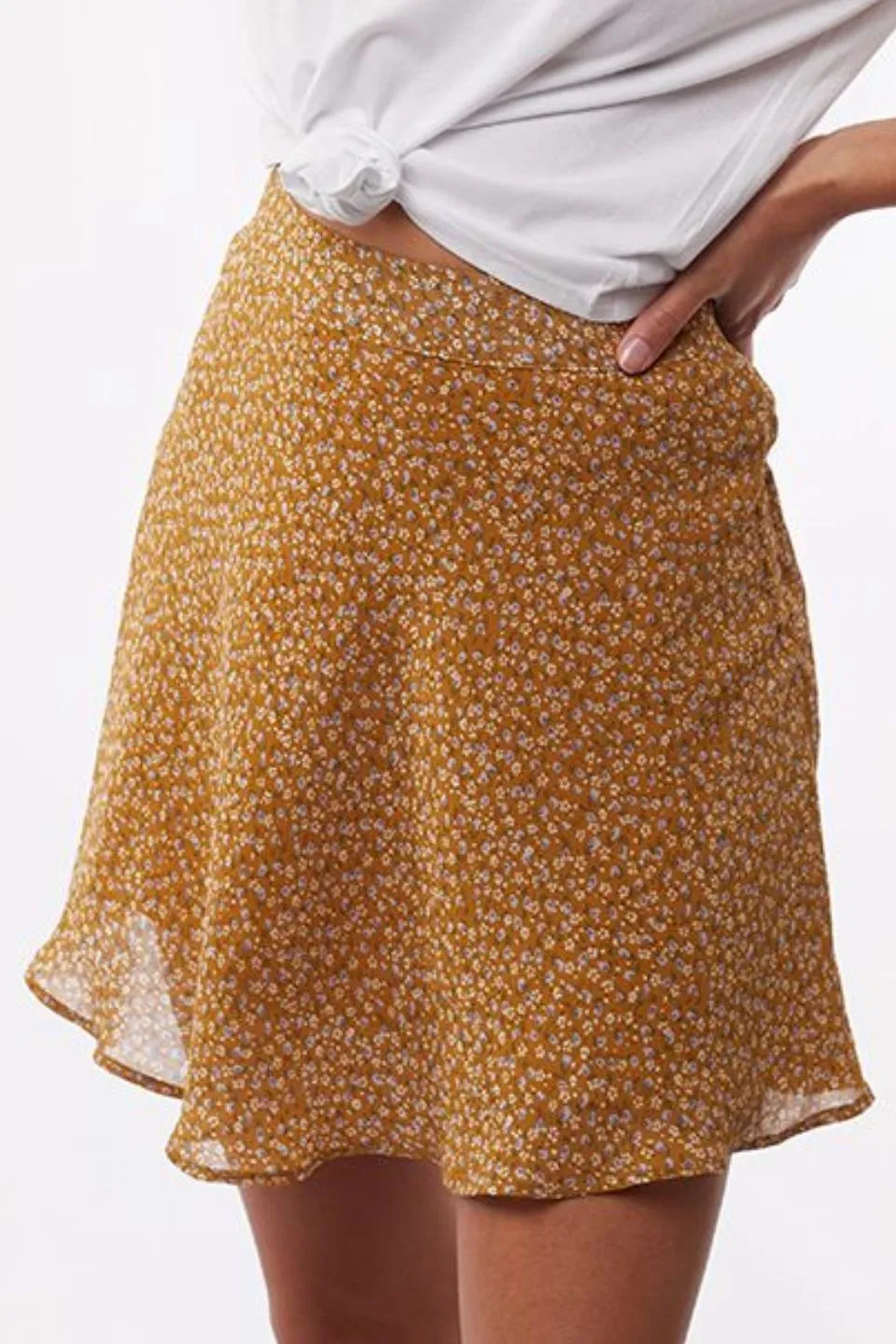 Lola Sunshine Print Mini Skirt