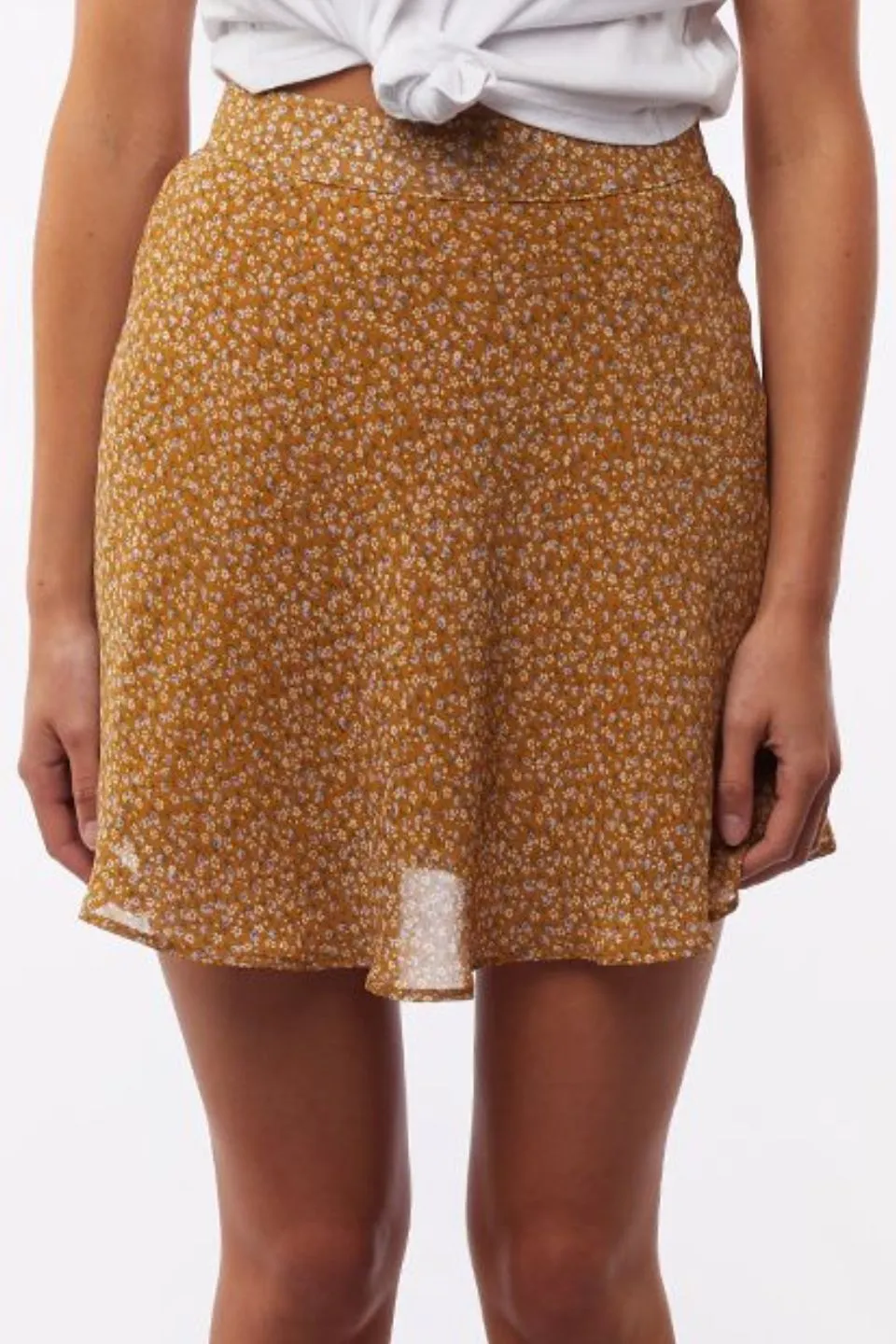 Lola Sunshine Print Mini Skirt