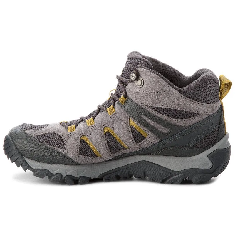 Merrell Outmost Mid Vent Waterproof Mens Grey Boots