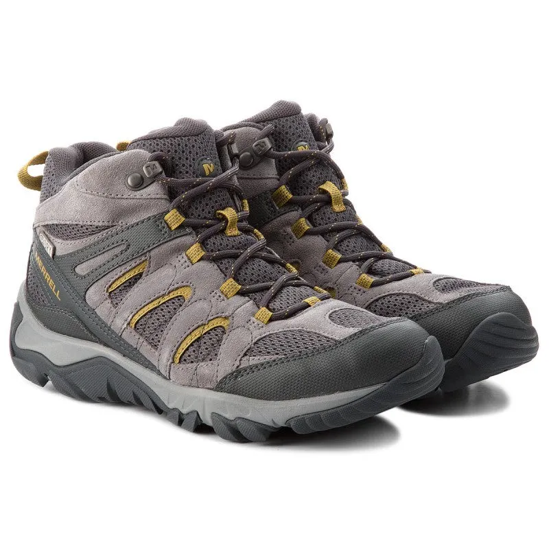 Merrell Outmost Mid Vent Waterproof Mens Grey Boots