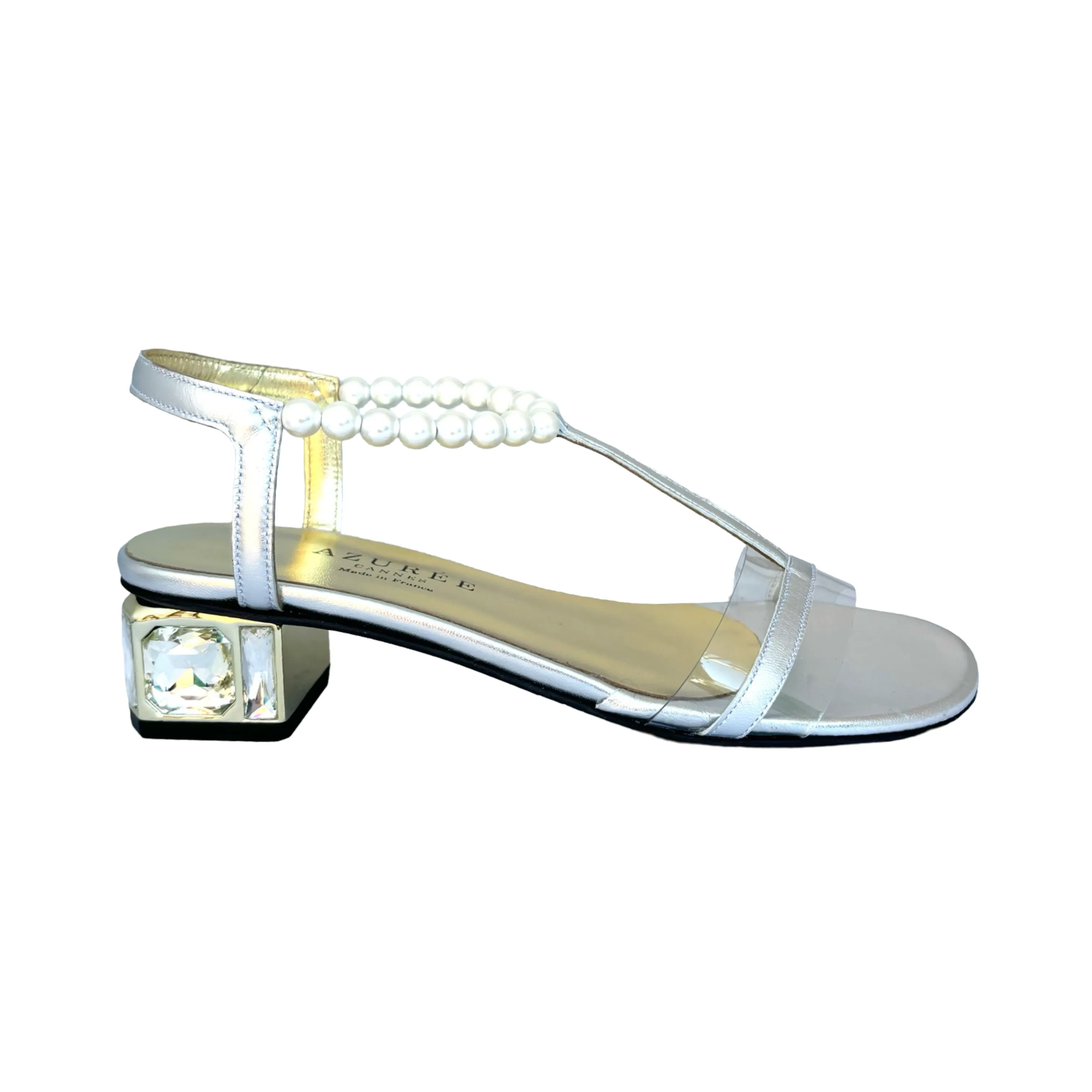 Mur Silver/Pearl Dress Sandal