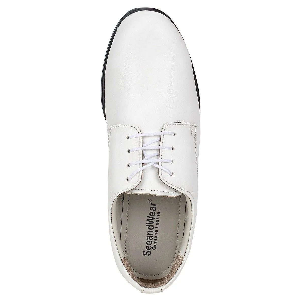 Navy Uniform Shoes White