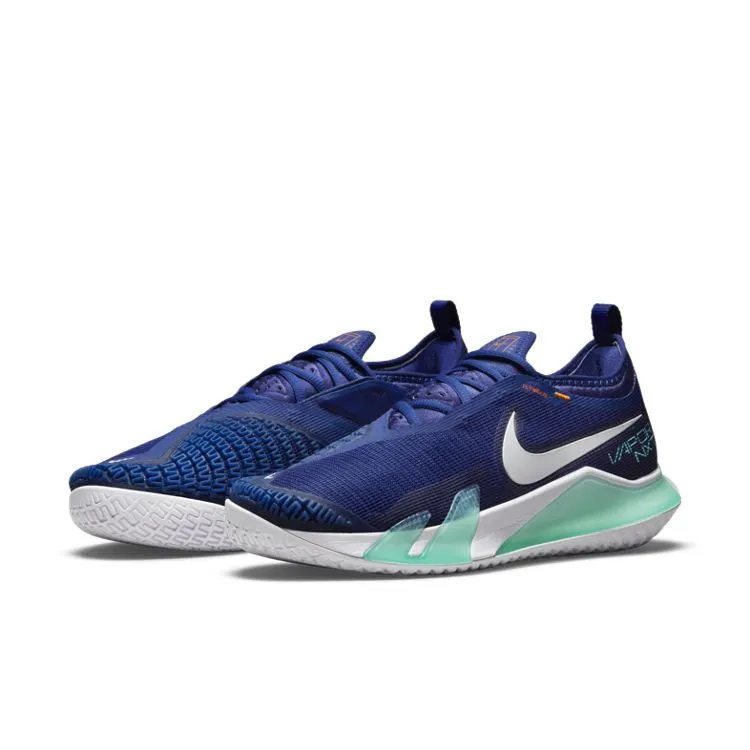 Nike Court React Vapor NXT Tennis Shoes - Deep Royal/White