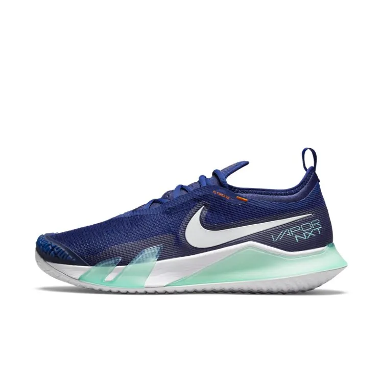 Nike Court React Vapor NXT Tennis Shoes - Deep Royal/White