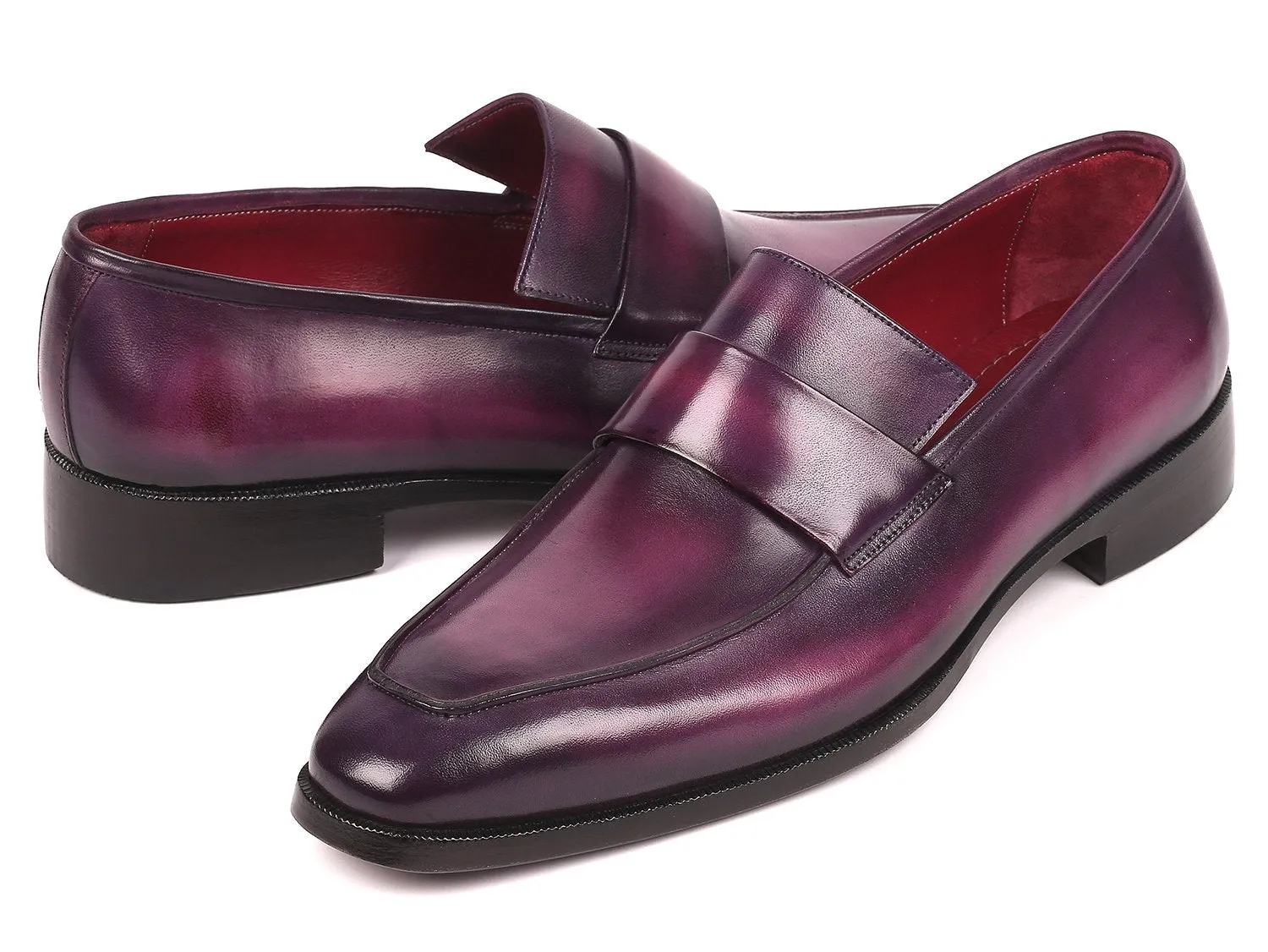 Paul Parkman Men's Loafers Purple (ID#93PR814)