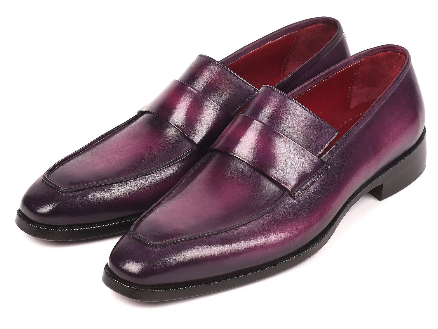 Paul Parkman Men's Loafers Purple (ID#93PR814)