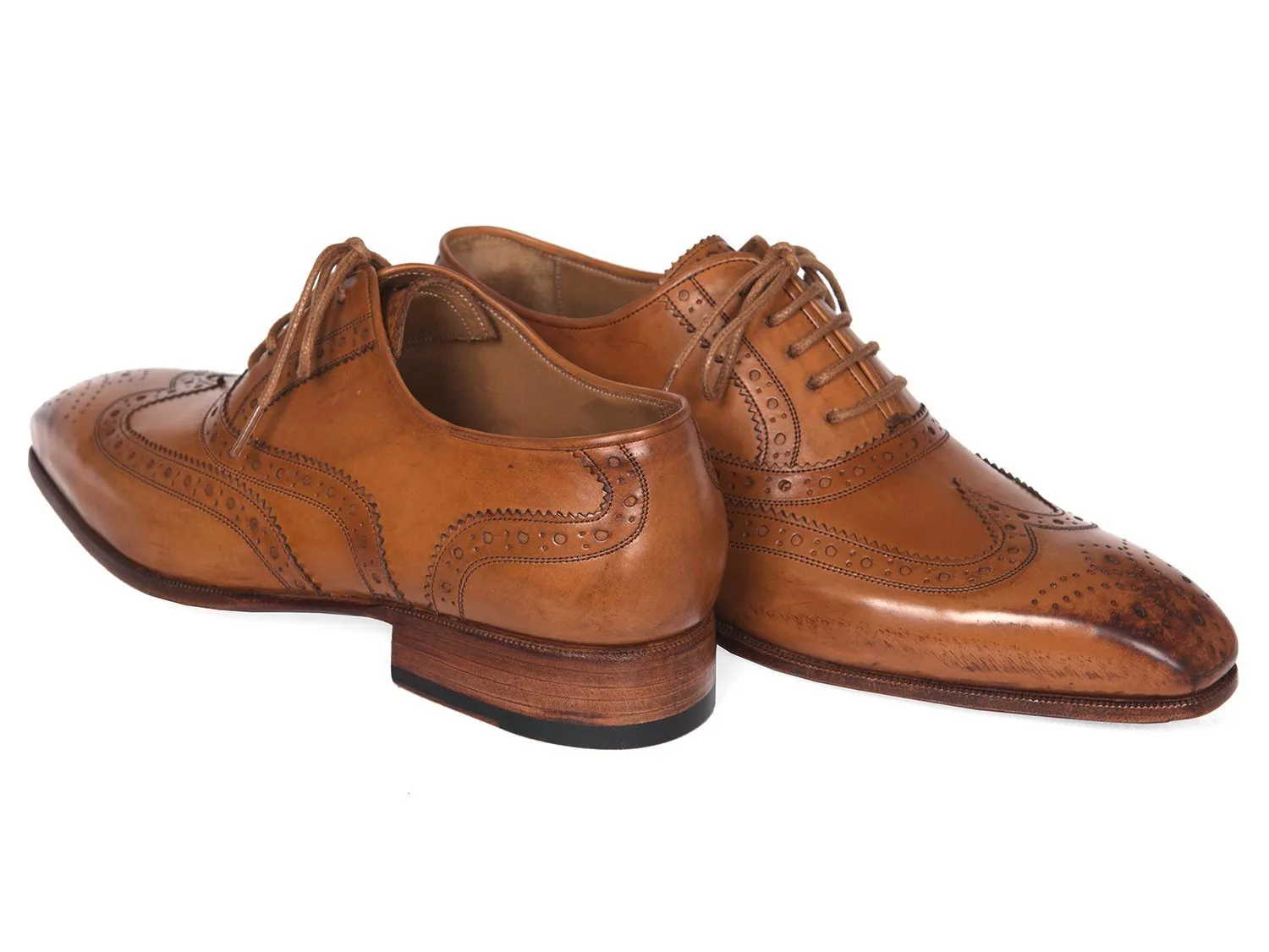 Paul Parkman Wingtip Oxfords Cognac