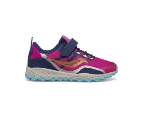 Peregrine 12 Shield Kid's Trail Athletic - Navy/Pink/Turq