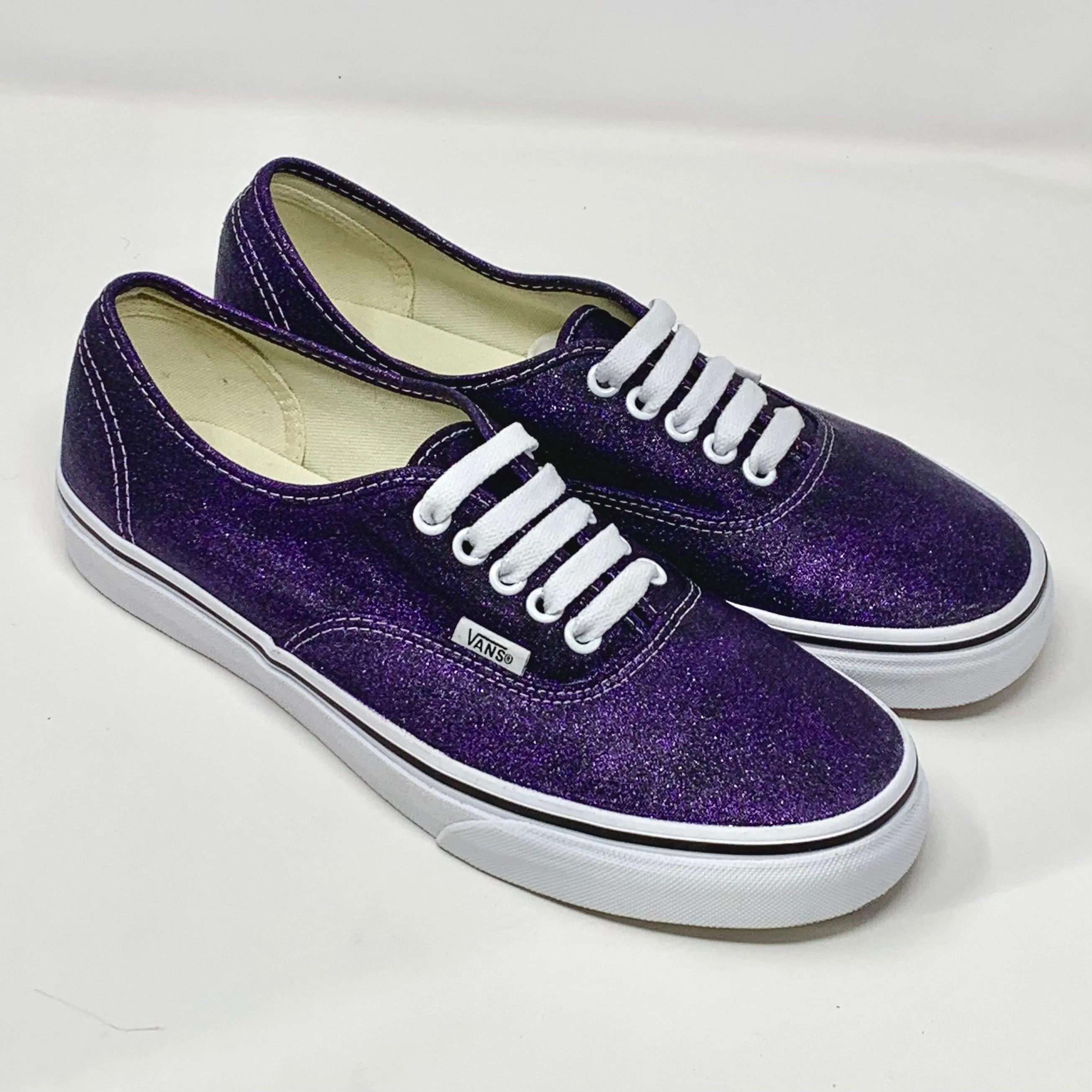 Purple Glitter Vans