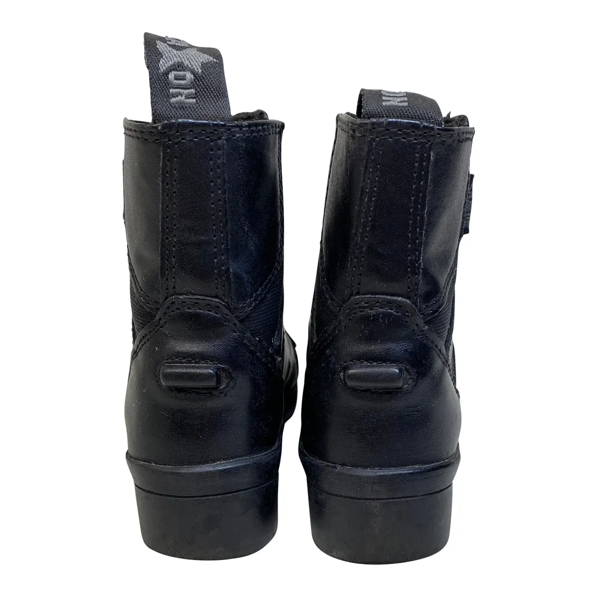 Saxon Syntovia Zip Paddock Boots in Black - Children's 10