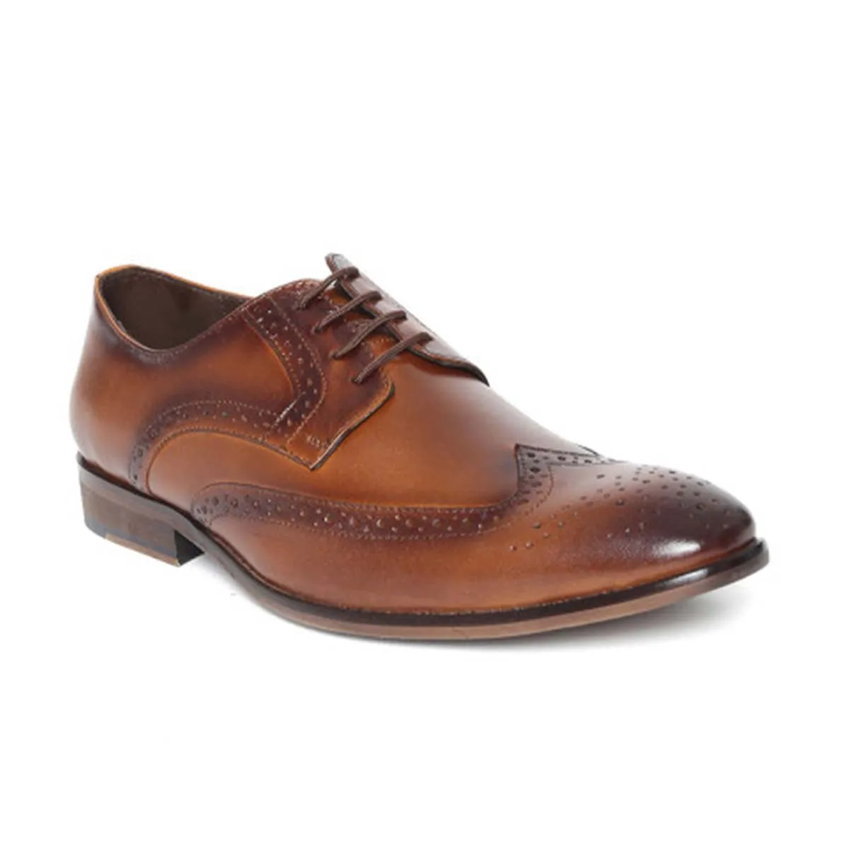 Tan Leather Brogue shoes