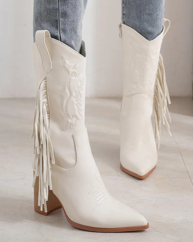 Tassel Cowgirl Boots