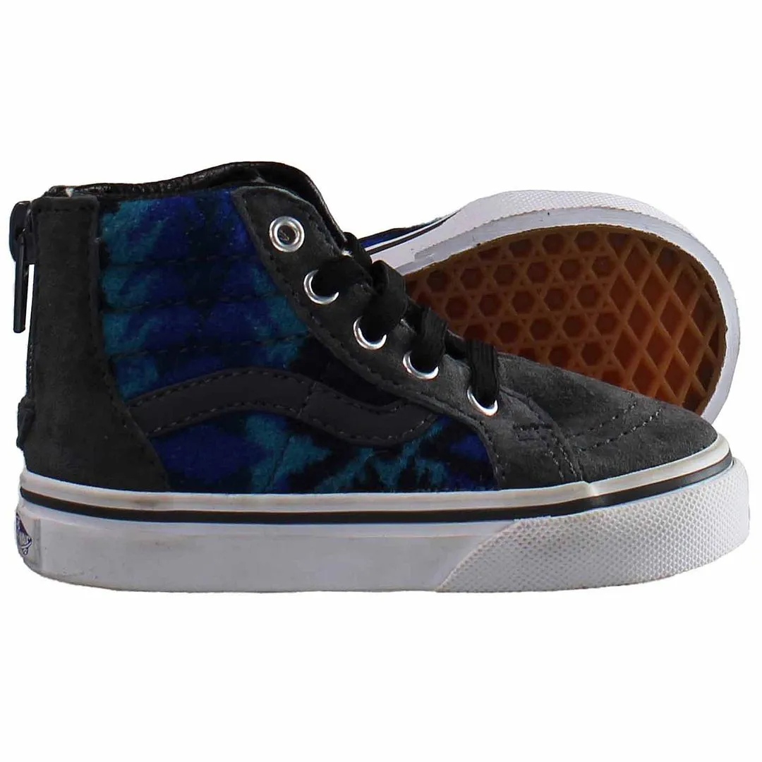 Vans SK8-Hi Zip Grey Kids Shoes