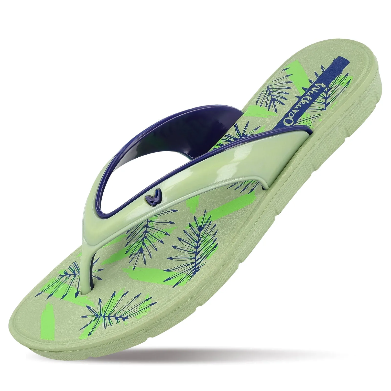 Walkaroo Womens Flip Flop  - WC4857 Green Blue