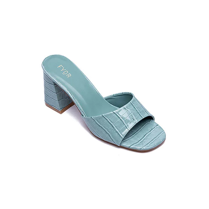 Wide Fit Box Heel Sandal HL 89