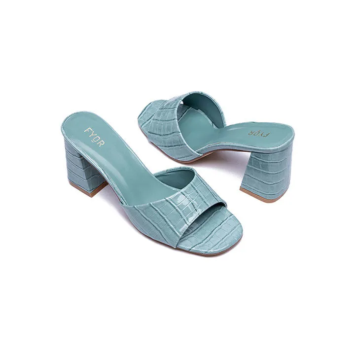 Wide Fit Box Heel Sandal HL 89