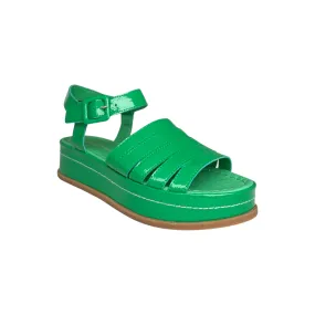 Wollie Emerald Patent platform Sandal