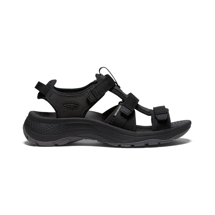 Women's Astoria West Open-Toe  |  Black/Black